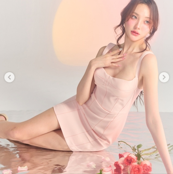 Chananya Dresses & Skirts - NWT CHANANYA – VIVIENNE DRESS in PASTEL PINK